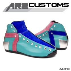 AR2 Teal Royal Suede Pink Suede Silver Metallic